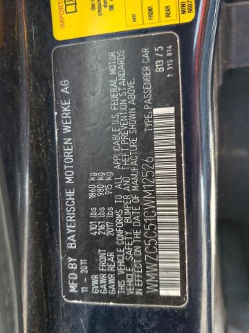 Photo 10 from auction – 2012 MINI COOPER S C with VIN WMWZC5C51CWM12526