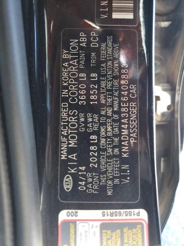 Photo 10 from auction – 2014 KIA RIO LX with VIN KNADM4A38E6408883
