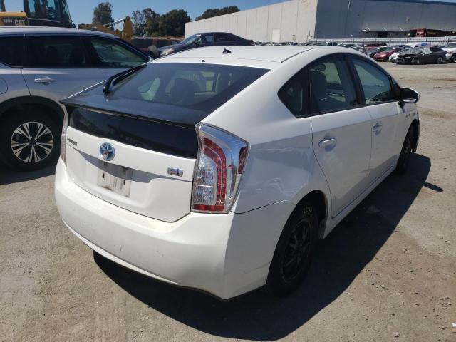 Photo 4 from auction – 2012 TOYOTA PRIUS with VIN JTDKN3DU6C0334000