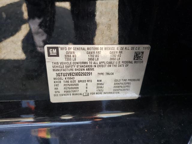 Photo 10 from auction – 2014 GMC SIERRA K15 with VIN 3GTU2VEC5EG292291