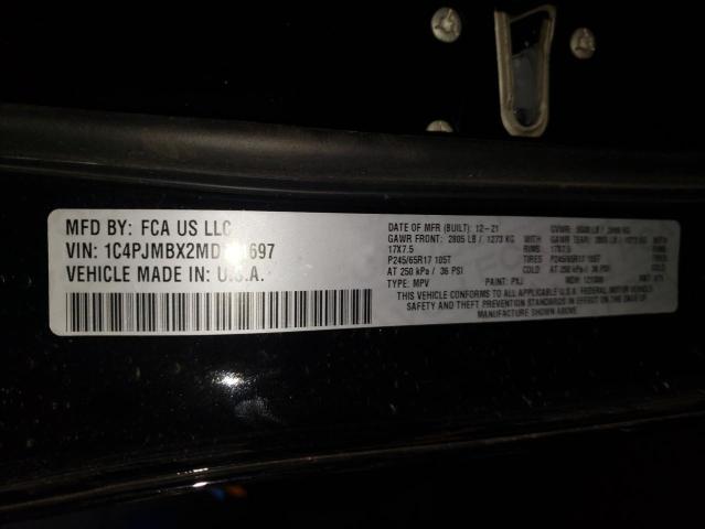 Photo 10 from auction – 2021 JEEP CHEROKEE T with VIN 1C4PJMBX2MD241697