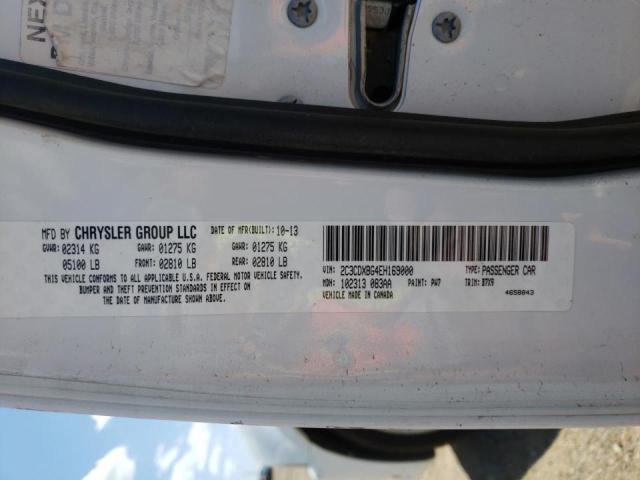 Photo 10 from auction – 2014 DODGE CHARGER SE with VIN 2C3CDXBG4EH169000
