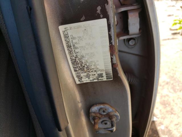 Photo 10 from auction – 2004 NISSAN FRONTIER C with VIN 1N6ED29X74C436755
