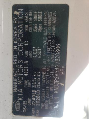 Photo 10 from auction – 2016 KIA SOUL + with VIN KNDJP3A54G7820806