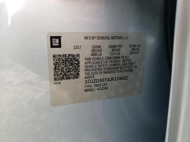 Photo 10 from auction – 2018 CHEVROLET MALIBU LT with VIN 1G1ZD5ST4JF174922