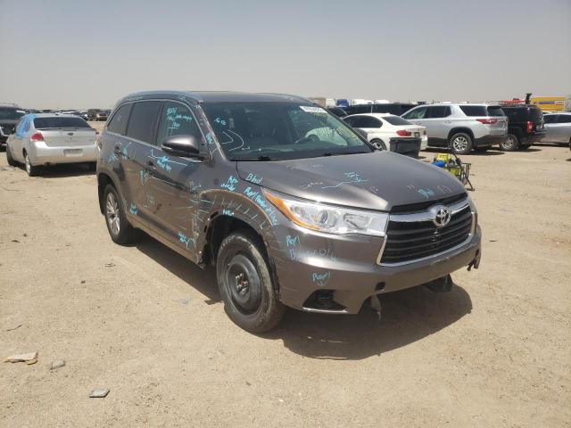 TOYOTA HIGHLANDER 2015 with VIN 5TDKKRFH8FS096230 - Photo from auction