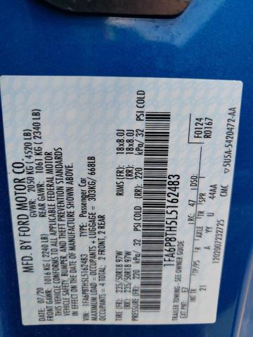 Photo 10 from auction – 2020 FORD MUSTANG with VIN 1FA6P8TH5L5162483