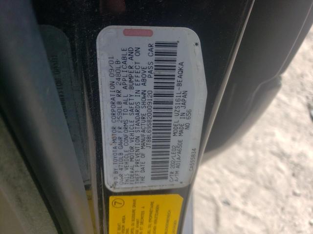 Photo 10 from auction – 2002 LEXUS GS 430 with VIN JT8BL69S820009120