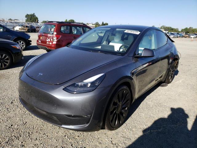 Photo 2 from auction – 2022 TESLA MODEL Y with VIN 7SAYGDEF5NF391421