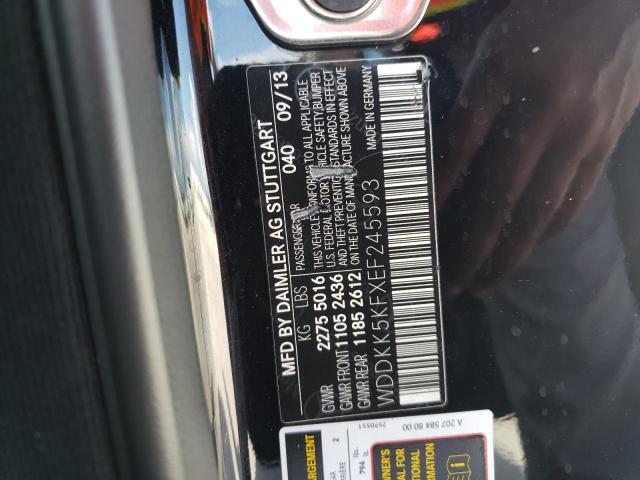 Photo 10 from auction – 2014 MERCEDES-BENZ E 350 with VIN WDDKK5KFXEF245593