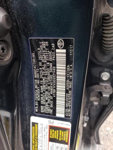 Photo 10 from auction – 2014 TOYOTA CAMRY L with VIN 4T1BF1FK9EU321469