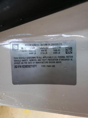 Photo 10 from auction – 2014 CHEVROLET CAMARO LS with VIN 2G1FA1E38E9271071