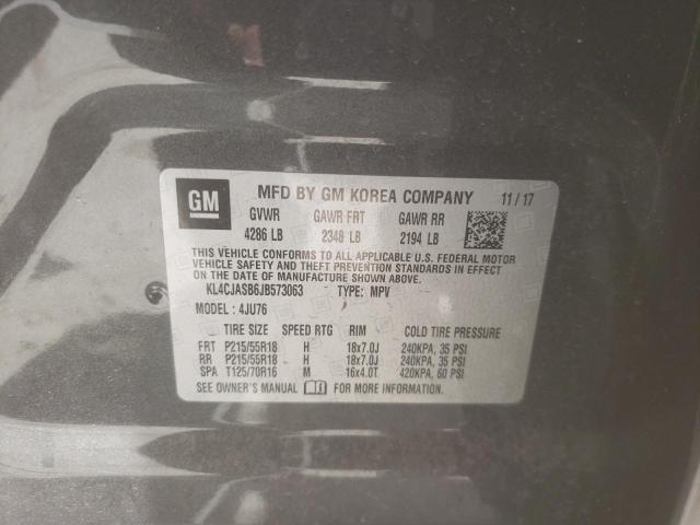 Photo 10 from auction – 2018 BUICK ENCORE PRE with VIN KL4CJASB6JB573063