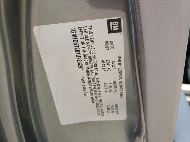 Photo 10 from auction – 2007 BUICK LUCERNE CX with VIN 1G4HD57207U228297