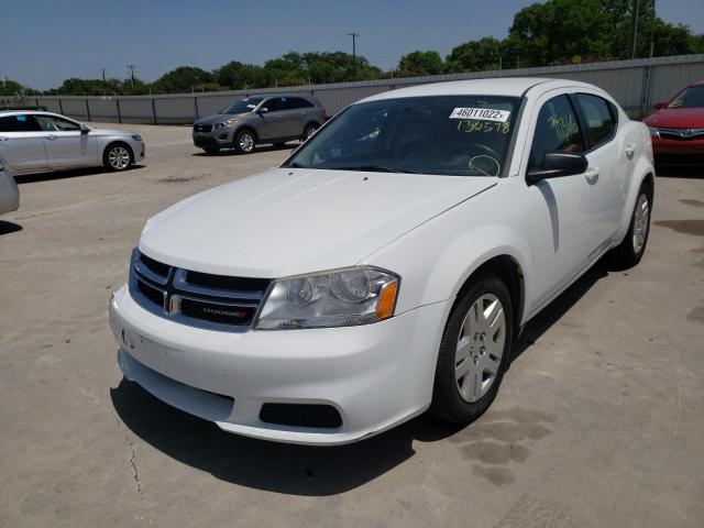 Photo 2 from auction – 2014 DODGE AVENGER SE with VIN 1C3CDZAB8EN130578