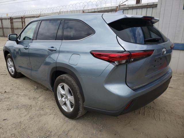 Photo 3 from auction – 2020 TOYOTA HIGHLANDER with VIN 5TDZZRAH1LS013086
