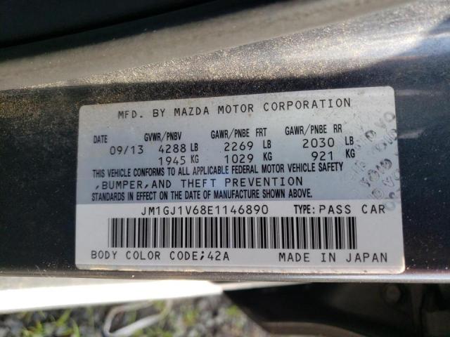 Photo 10 from auction – 2014 MAZDA 6 TOURING with VIN JM1GJ1V68E1146890