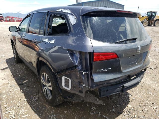 Photo 3 from auction – 2017 HONDA PILOT EXLN with VIN 5FNYF6H78HB059607