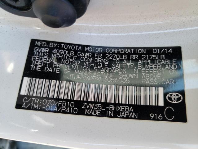 Photo 10 from auction – 2014 TOYOTA PRIUS PLUG with VIN JTDKN3DPXE3056035