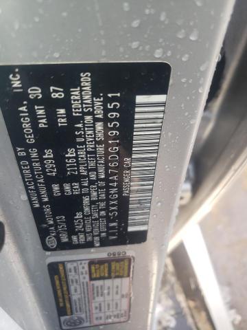 Photo 10 from auction – 2013 KIA OPTIMA EX with VIN 5XXGN4A76DG195951