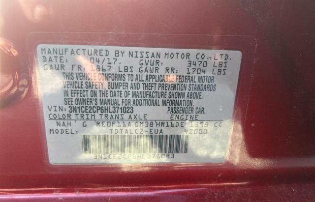 Photo 10 from auction – 2017 NISSAN VERSA NOTE with VIN 3N1CE2CP6HL371023