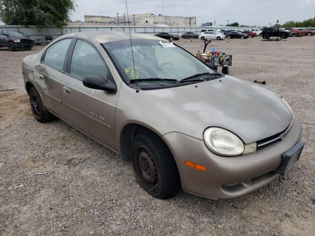 DODGE NEON BASE 2000 with VIN 1B3ES46C2YD571259 - Photo from auction