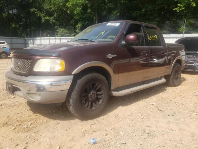Photo 2 from auction – 2002 FORD F150 SUPER with VIN 1FTRW07L12KA10565