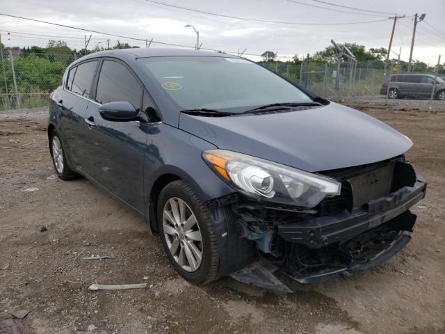 KIA FORTE EX 2015 with VIN KNAFX5A83F5389439 - Photo from auction