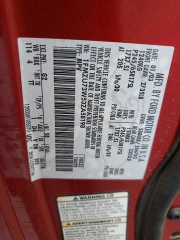 Photo 10 from auction – 2003 FORD EXPLORER X with VIN 1FMZU73W53ZA58198