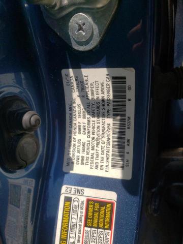 Photo 10 from auction – 2010 HONDA CIVIC LX with VIN 2HGFA1F58AH317264