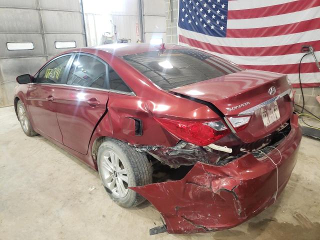 Photo 3 from auction – 2013 HYUNDAI SONATA GLS with VIN 5NPEB4AC9DH794845