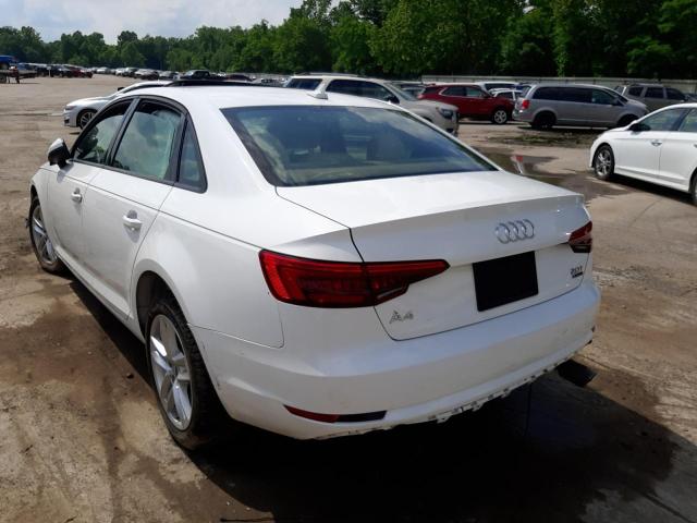 Photo 3 from auction – 2017 AUDI A4 PREMIUM with VIN WAUANAF40HN063858