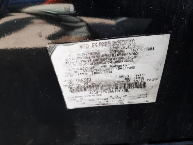 Photo 10 from auction – 2010 FORD TAURUS LIM with VIN 1FAHP2FW3AG120508