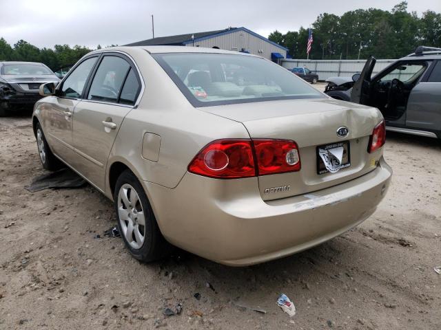 Photo 3 from auction – 2007 KIA OPTIMA LX with VIN KNAGE123675089774