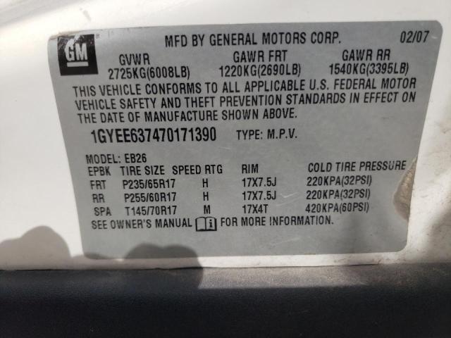 Photo 10 from auction – 2007 CADILLAC SRX with VIN 1GYEE637470171390