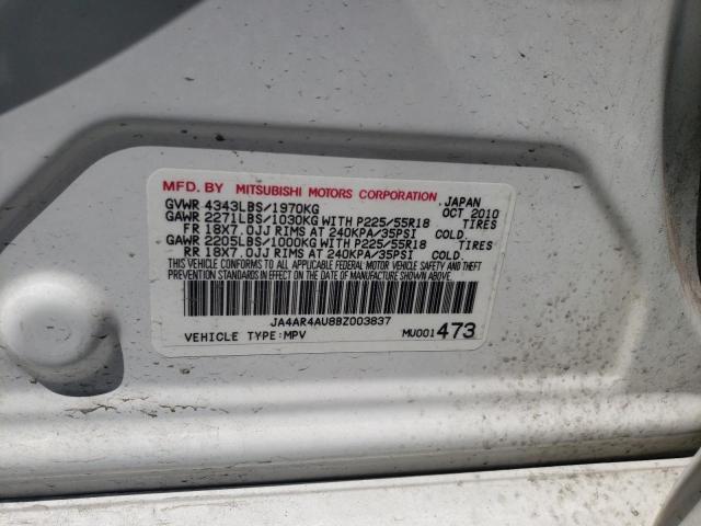 Photo 10 from auction – 2011 MITSUBISHI OUTLANDER with VIN JA4AR4AU8BZ003837