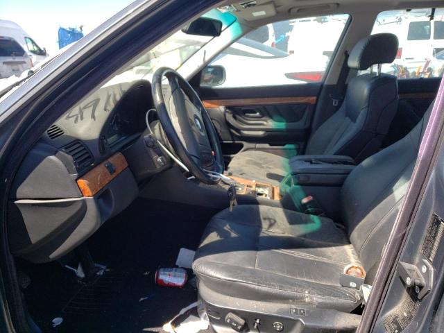 Photo 5 from auction – 2001 BMW 740 IL with VIN WBAGH83441DP22826