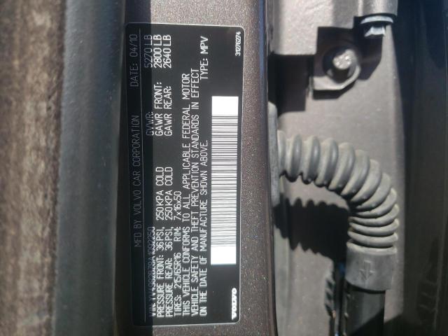 Photo 10 from auction – 2010 VOLVO XC70 3.2 with VIN YV4982BZ8A1092250