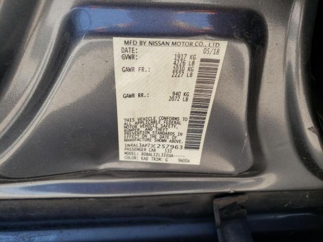 Photo 10 from auction – 2018 NISSAN ALTIMA 2.5 with VIN 1N4AL3AP7JC257963