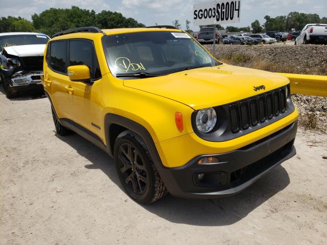 Photo 1 from auction – 2017 JEEP RENEGADE L with VIN ZACCJABB5HPG35476