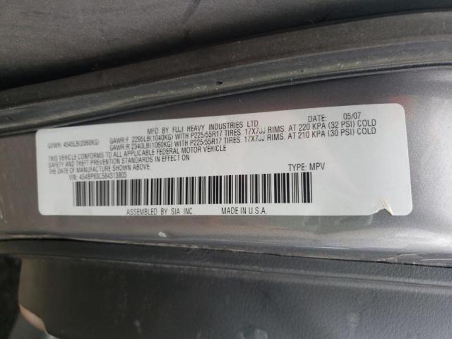 Photo 10 from auction – 2008 SUBARU OUTBACK 2. with VIN 4S4BP63C584313803