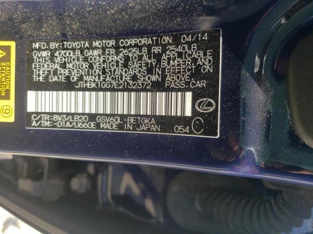 Photo 10 from auction – 2014 LEXUS ES 350 with VIN JTHBK1GG7E2132372