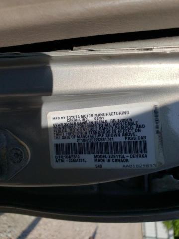 Photo 10 from auction – 2002 TOYOTA COROLLA CE with VIN 2T1BR12E22C531741