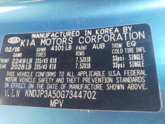 Снимка 10 от търг – 2016 KIA SOUL + с VIN KNDJP3A50G7344702