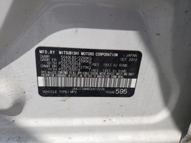 Photo 10 from auction – 2013 MITSUBISHI OUTLANDER with VIN JA4JT3AW5DU012234