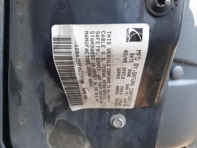 Photo 10 from auction – 2005 SATURN ION LEVEL with VIN 1G8AJ52F45Z177700