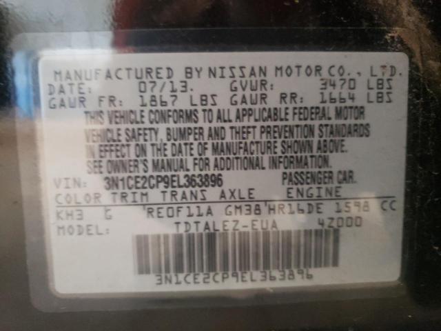 Photo 10 from auction – 2014 NISSAN VERSA NOTE with VIN 3N1CE2CP9EL363896
