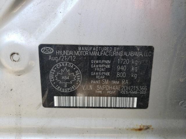 Photo 10 from auction – 2013 HYUNDAI ELANTRA GL with VIN 5NPDH4AE2DH215366