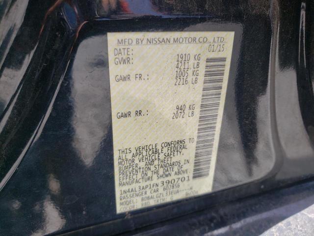 Photo 10 from auction – 2015 NISSAN ALTIMA 2.5 with VIN 1N4AL3AP1FN390701