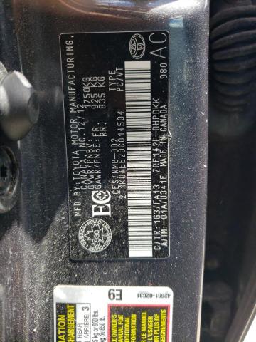 Photo 10 from auction – 2013 TOYOTA COROLLA MA with VIN 2T1KU4EE2DC014504